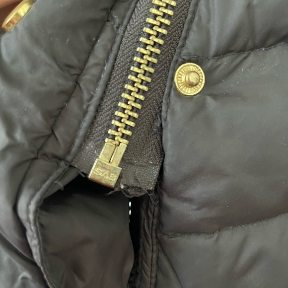 Michael by Michael Kors Brown Long Puffer Coat - Picture 7 of 8